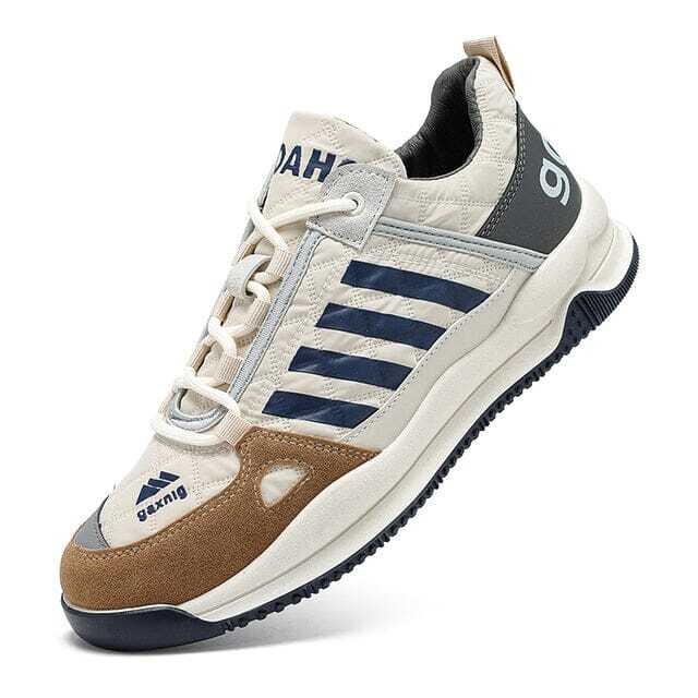 Tênis Masculino Ortopédico Casual em Couro Premium