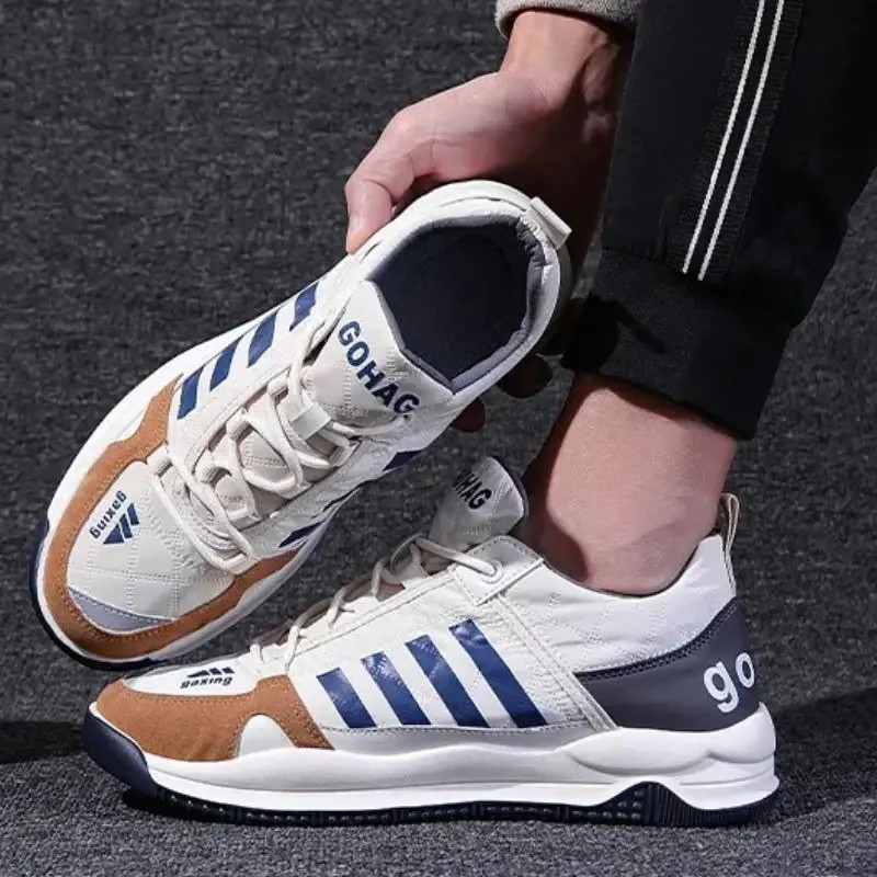 Tênis Masculino Ortopédico Casual em Couro Premium