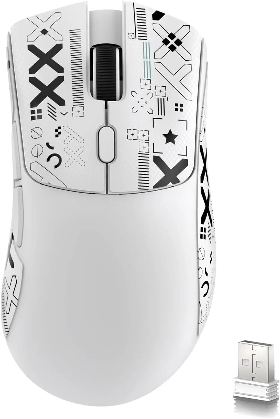 Attack Shark R1 — Mouse Gamer Sem Fio 55g PAW3311 Tri-Mode