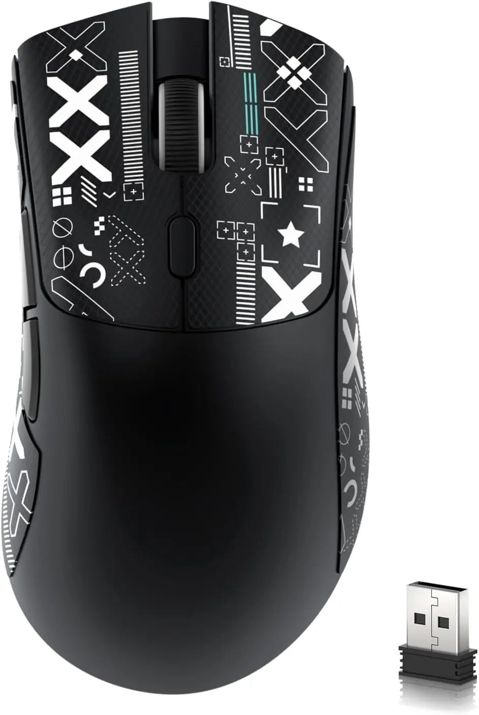 Attack Shark R1 — Mouse Gamer Sem Fio 55g PAW3311 Tri-Mode